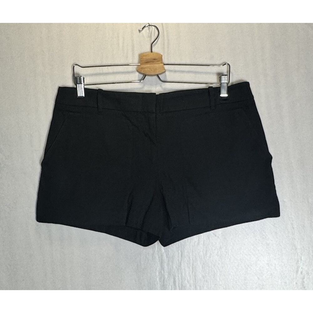 BCBGMAXAZRIA Womens Bruna Black Tailored Mini Dress Shorts Stretch Size Large